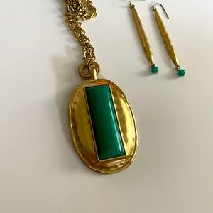 Necklace and matching earrings